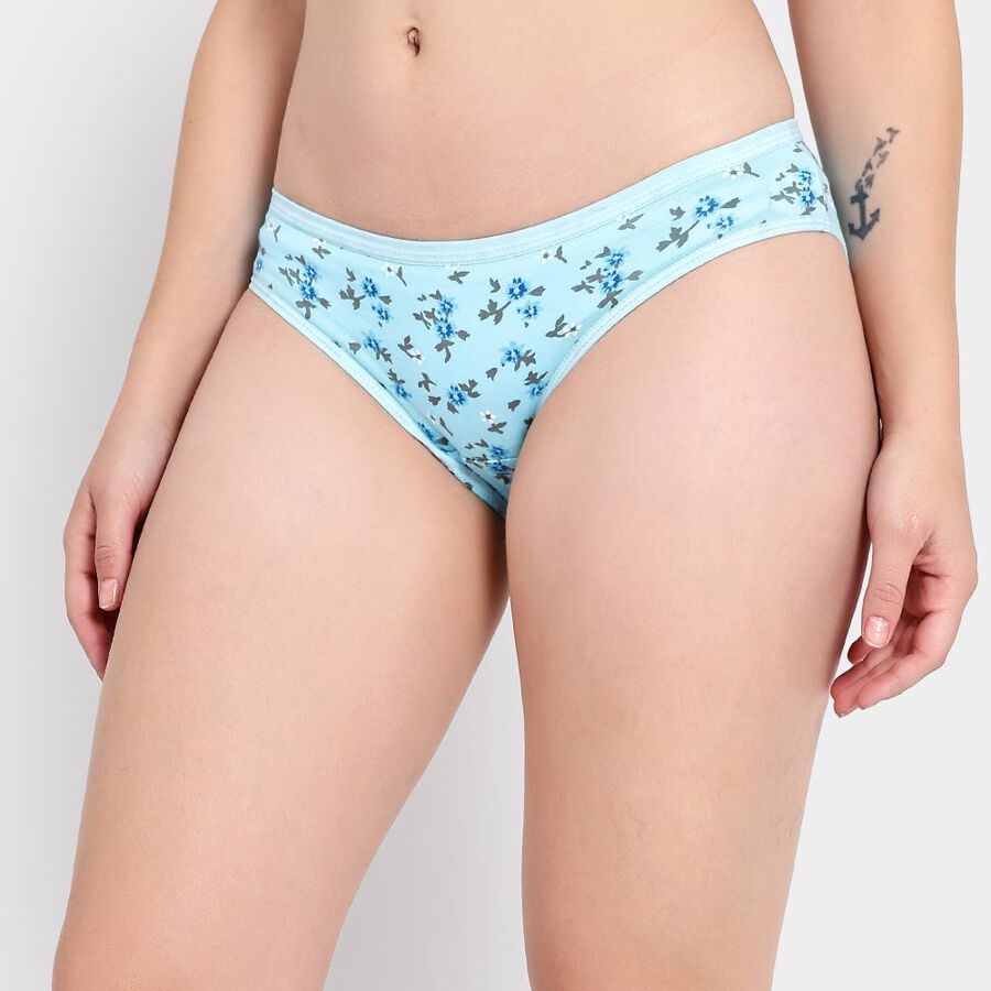 Ladies' Cotton Panty, Light Blue, large